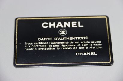 CHANEL circa 1996 . Vanity 20cm en cuir agneau...