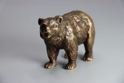 Bronze
Ours en bronze. Travail probablement...
