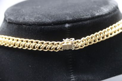 Collier à maille souple en or jaune (ER)....