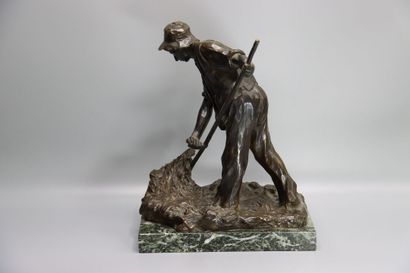 Jeanne CHATEIGNON (1876-1950) Le faneur,...