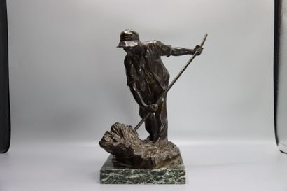 Jeanne CHATEIGNON (1876-1950) Le faneur,...