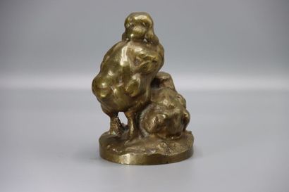 Charles VIRION (1865-1946), deux poussins

épreuve...