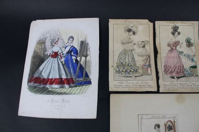 [DESSIN], Costumes, La Mode Illustrée et...