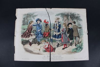 [DESSIN], Costumes, La Mode Illustrée et...