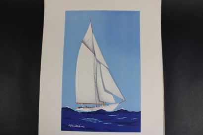 Georges FOUILLE (1909-1994), Sans titre (vue...