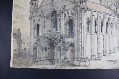 [DESSIN], Henri DEVERIN (1864 - 1922), SAINT-JOUIN-DE-MARNES,...