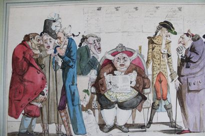 [DESSIN], Anonyme, « Les Bailleurs à longues...