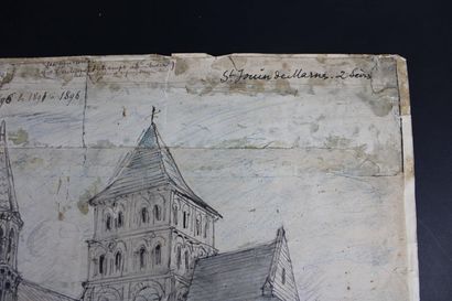 [DESSIN], Henri DEVERIN (1864 - 1922), SAINT-JOUIN-DE-MARNES,...
