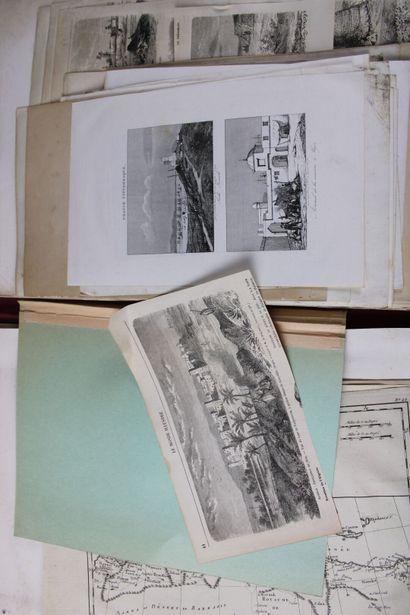 [DESSIN], Fort lot de gravures réparties...