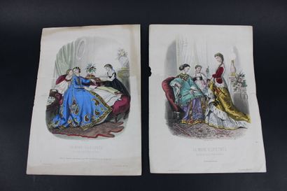 [DESSIN], Costumes, La Mode Illustrée et...