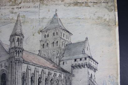[DESSIN], Henri DEVERIN (1864 - 1922), SAINT-JOUIN-DE-MARNES,...