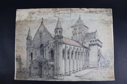 [DESSIN], Henri DEVERIN (1864 - 1922), SAINT-JOUIN-DE-MARNES,...