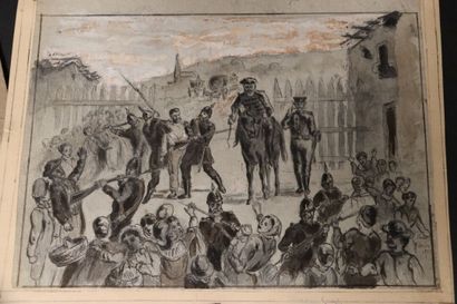 [MILITARIA], DESSINS et GRAVURES MILITAIRES...