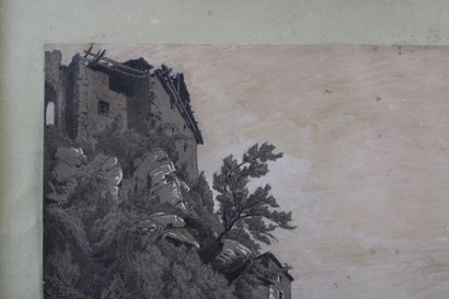 [DESSIN], Edouard HOSTEIN (1804 - 1899),...