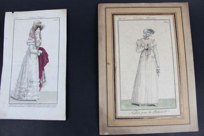 [DESSIN], Costumes Parisiens, 8 gravures...