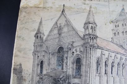 [DESSIN], Henri DEVERIN (1864 - 1922), SAINT-JOUIN-DE-MARNES,...