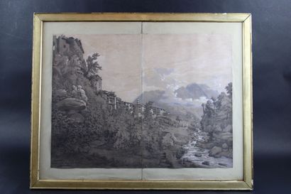 [DESSIN], Edouard HOSTEIN (1804 - 1899),...