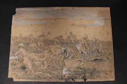 [MILITARIA], DESSIN et GRAVURES MILITAIRES...
