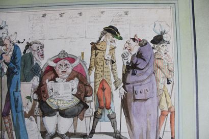 [DESSIN], Anonyme, « Les Bailleurs à longues...