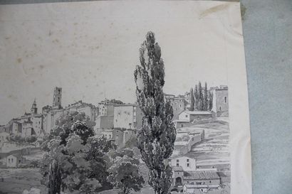 [DESSIN], Edouard HOSTEIN (1804 - 1899),...