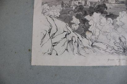 [DESSIN], Edouard HOSTEIN (1804 - 1899),...