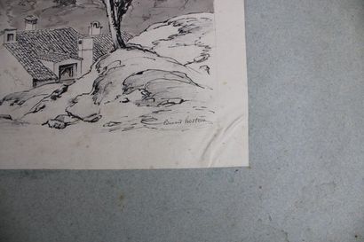 [DESSIN], Edouard HOSTEIN (1804 - 1899),...