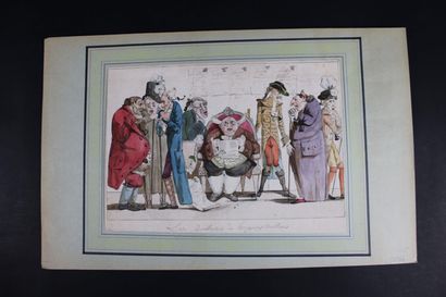 [DESSIN], Anonyme, « Les Bailleurs à longues...