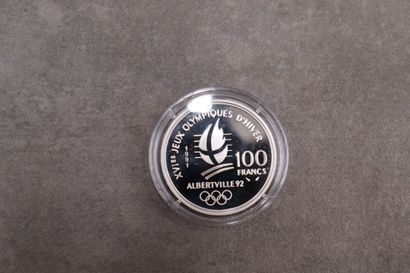 Monnaie de Paris. Coffret Albertville 92,...