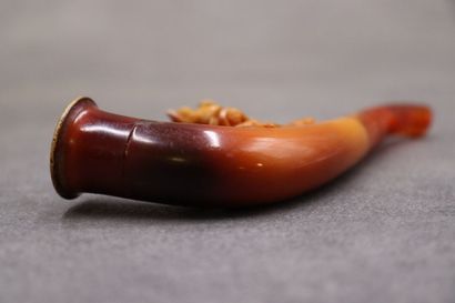 Réunion de d'une pipe et un foyer en écume...