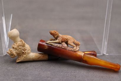 Réunion de d'une pipe et un fume cigarette...