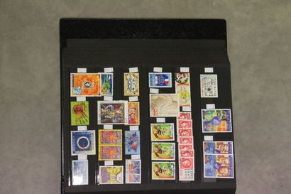 Réunion de dix albums de timbres France ...
