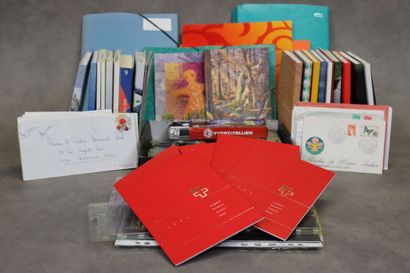 Réunion de divers timbres, dont une dizaine...