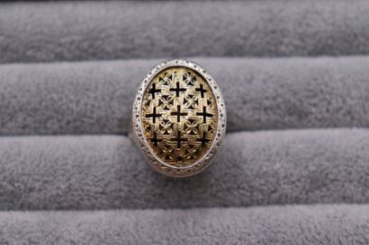Une bague argent et or Gerochristo 20.04...