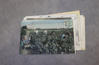 Réunion de 100 cartes postales anciennes...
