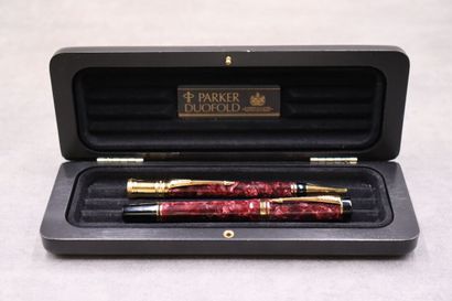 PARKER Duofold. Réunion d'un stylo bille...
