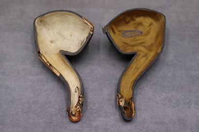Un foyer de pipe en écume de mer. Longueur:...