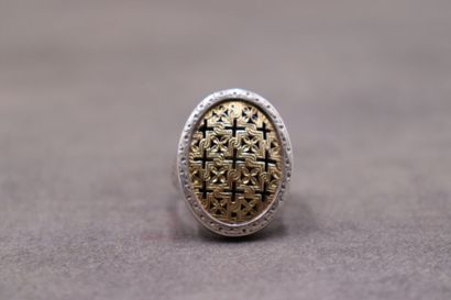 Une bague argent et or Gerochristo 20.04...