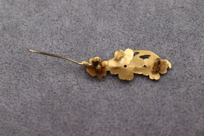 Broche plaqué or 