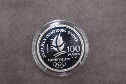 Monnaie de Paris. Coffret Albertville 92,...