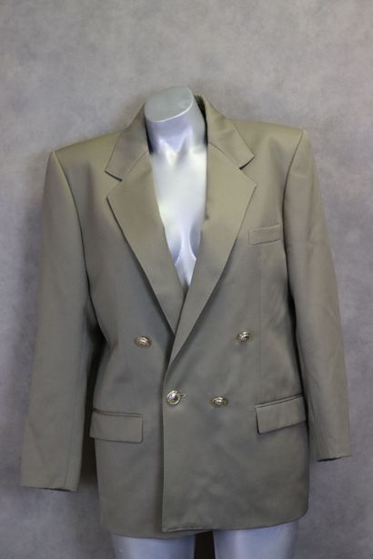 BURBERRY'S. Veste de costume pure laine vert...