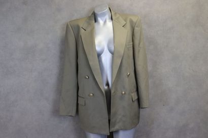 BURBERRY'S. Veste de costume pure laine vert...