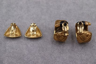 Yves Saint Laurent. Réunion de deux paires...