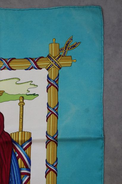 HERMES. Modèle République française, carré...