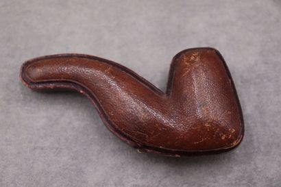 Un foyer de pipe en écume de mer représentant...
