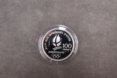 Monnaie de Paris. Coffret Albertville 92,...