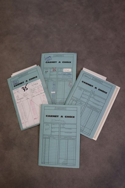 Collection de timbres français et suisses...