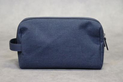 ROLEX. Trousse de toilette en toile et cuir...
