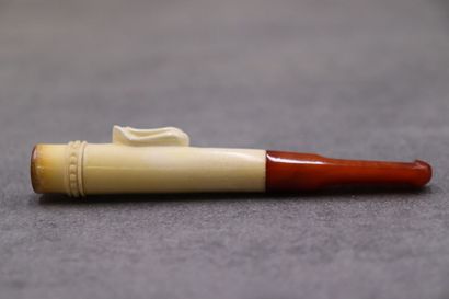 Réunion de deux fume cigarette en écume de...