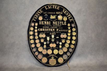 NESTLE. Panneau de médaille de la maison...