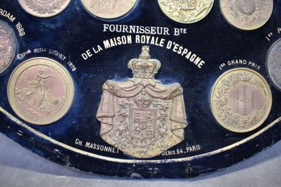 NESTLE. Panneau de médaille de la maison...